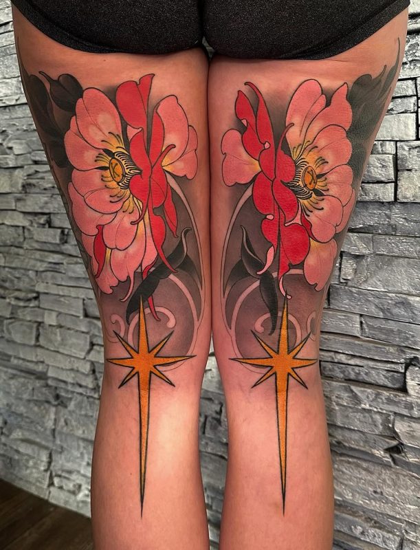 Floral Star Knees