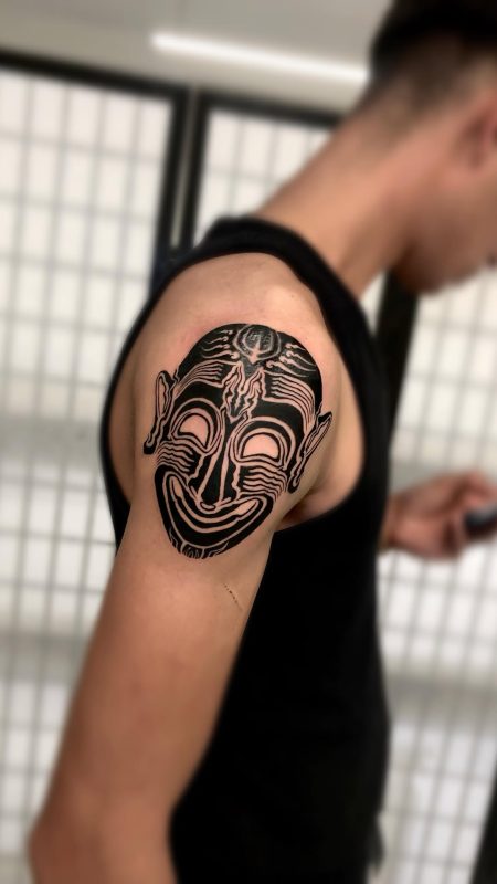 Blackwork Mask