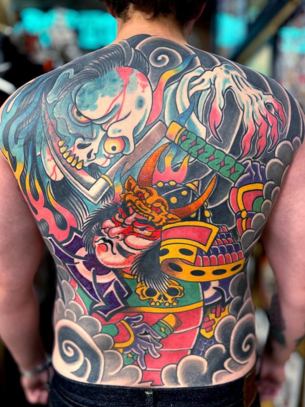 Samurai and Skull