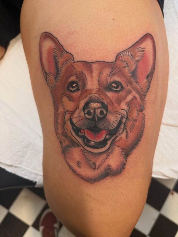 Realistic Dog Portrait