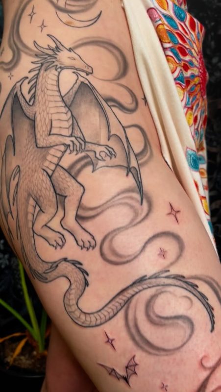 Dragon Outline