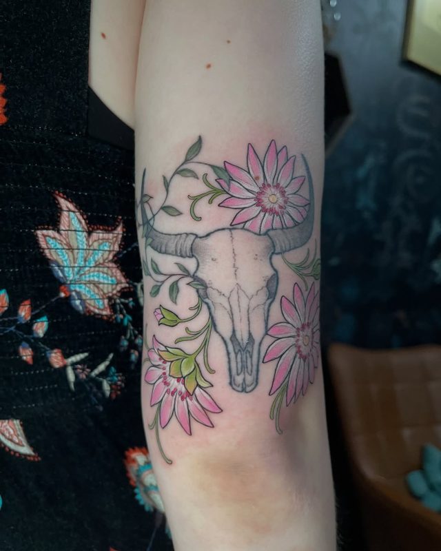 Floral Skull