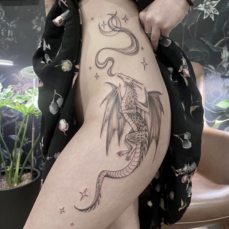 Dragon and Stars