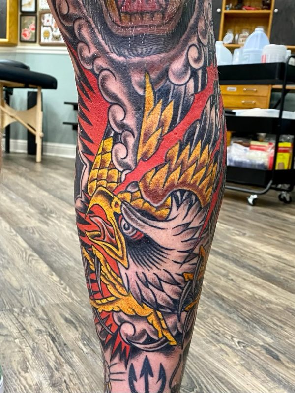 Eagle and Lightning