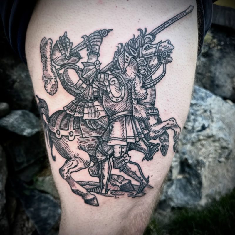 Knight on Horse