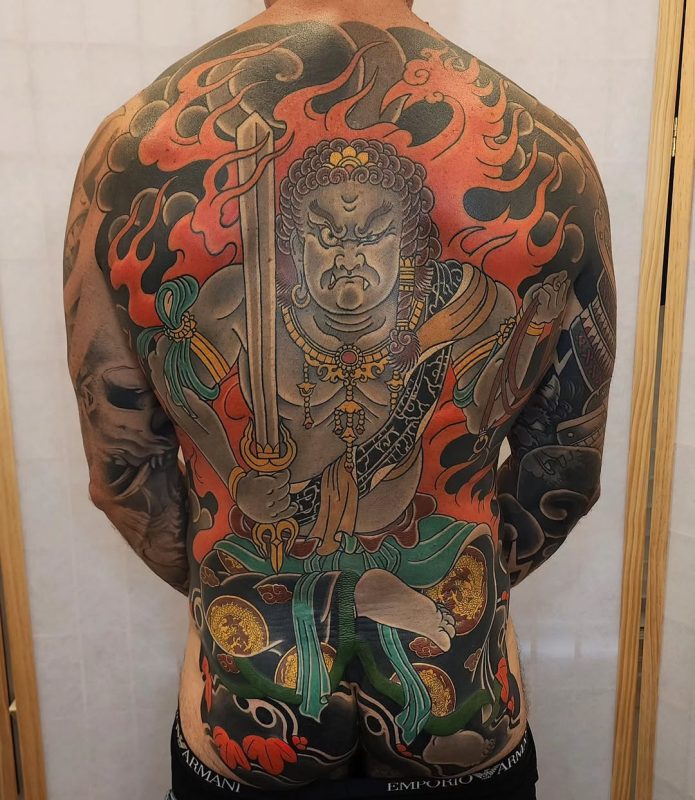 Fudo Myoo Backpiece