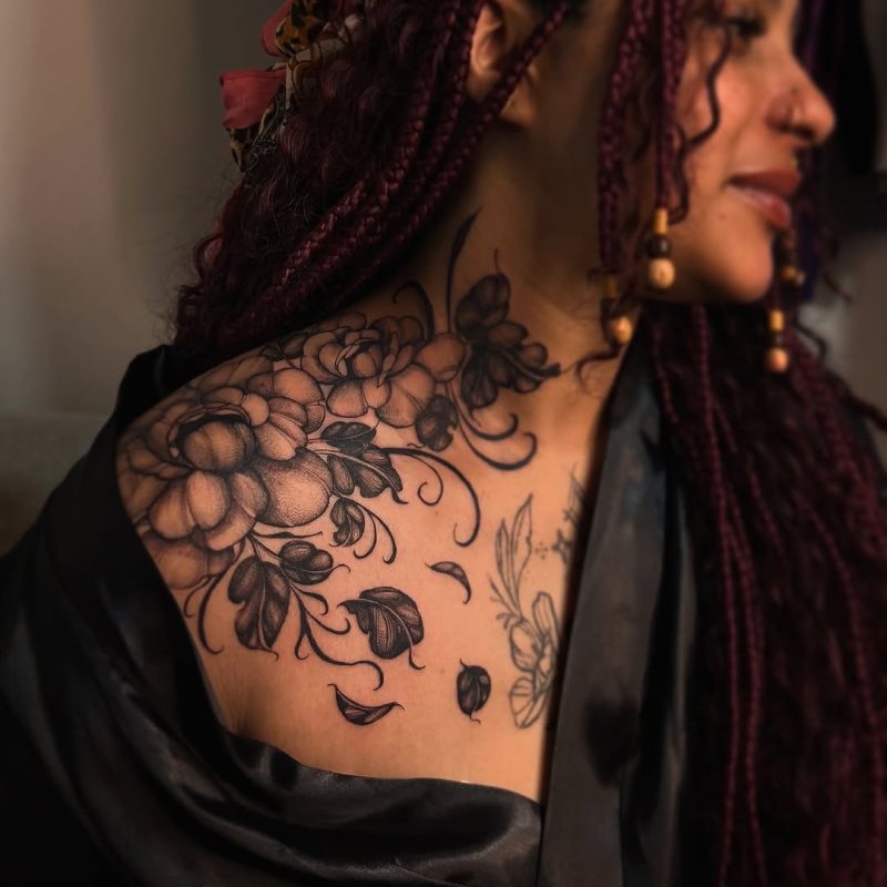 Floral Shoulder