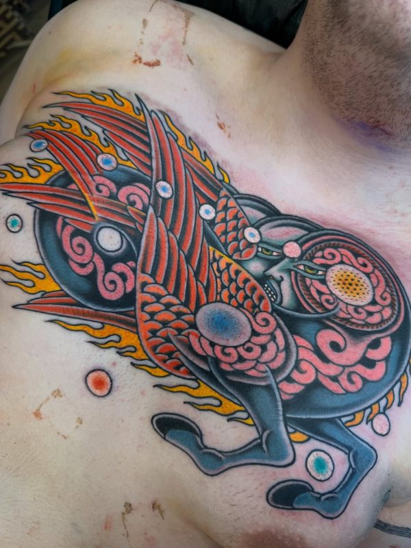 Flaming Abstract Creature