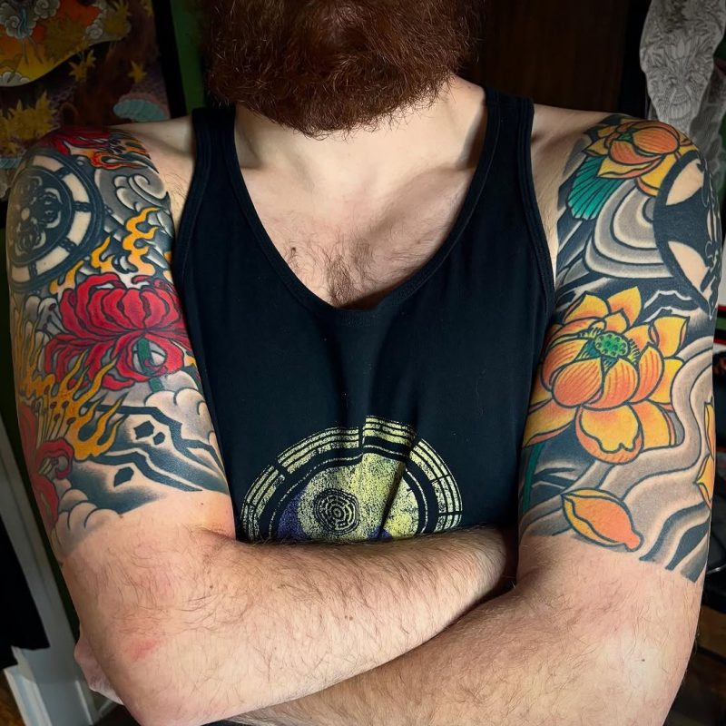 Japanese Floral Sleeves