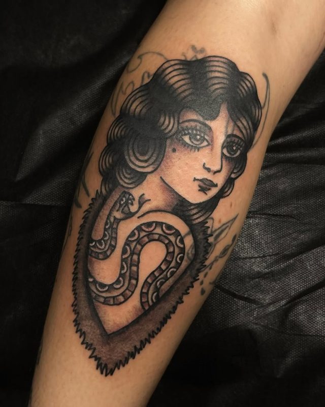 Woman with Snake