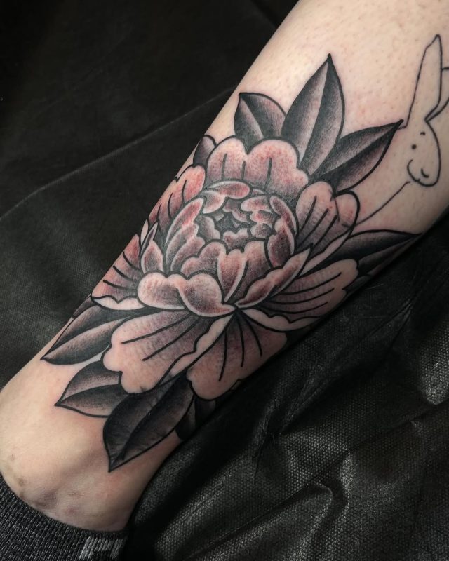 Black Gray Flower