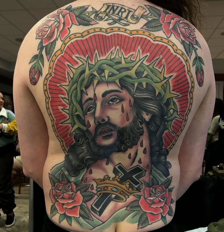Jesus Crowned Back