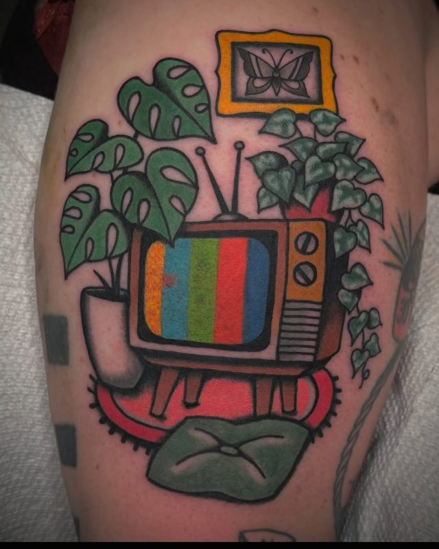 Retro TV Plants