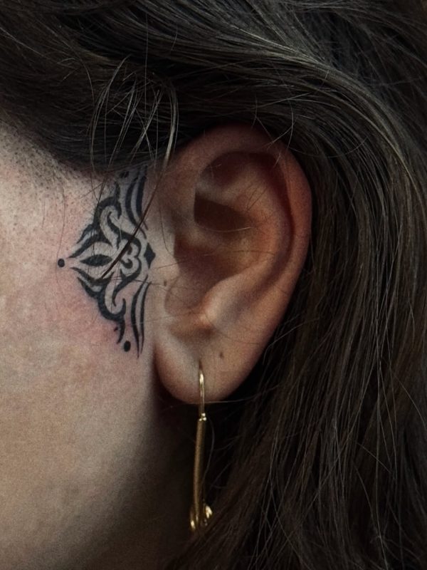 Tribal Ear Detail