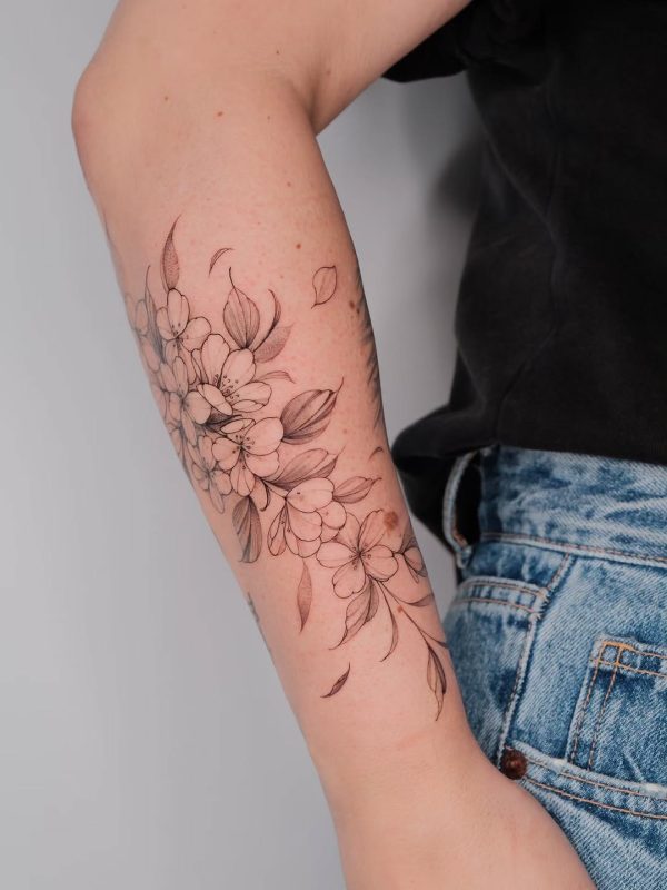 Delicate Floral Branch