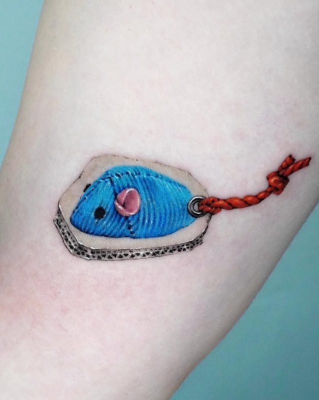Blue Mouse Tag