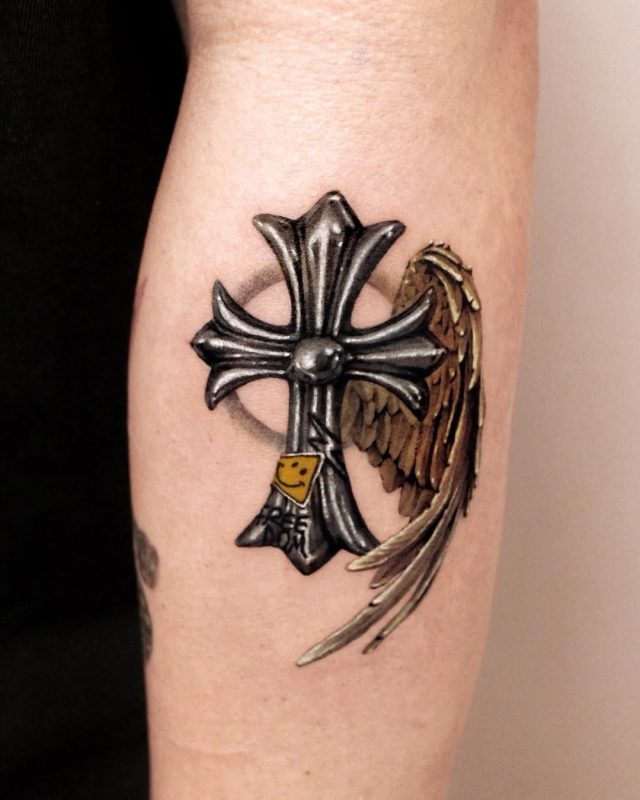 Cross with Wing