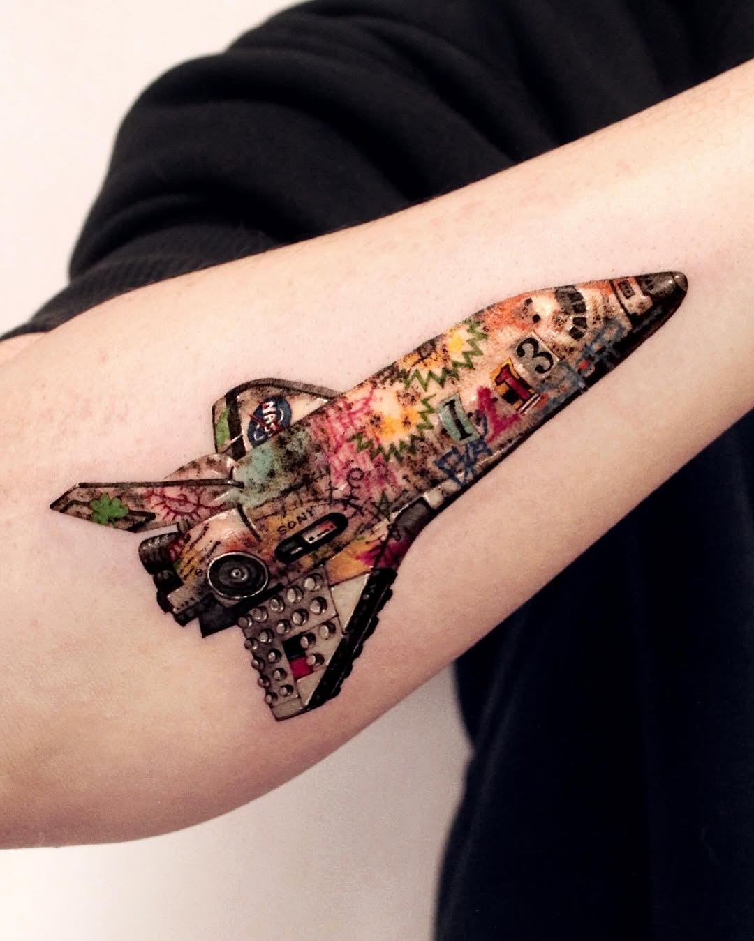 Colorful Space Shuttle