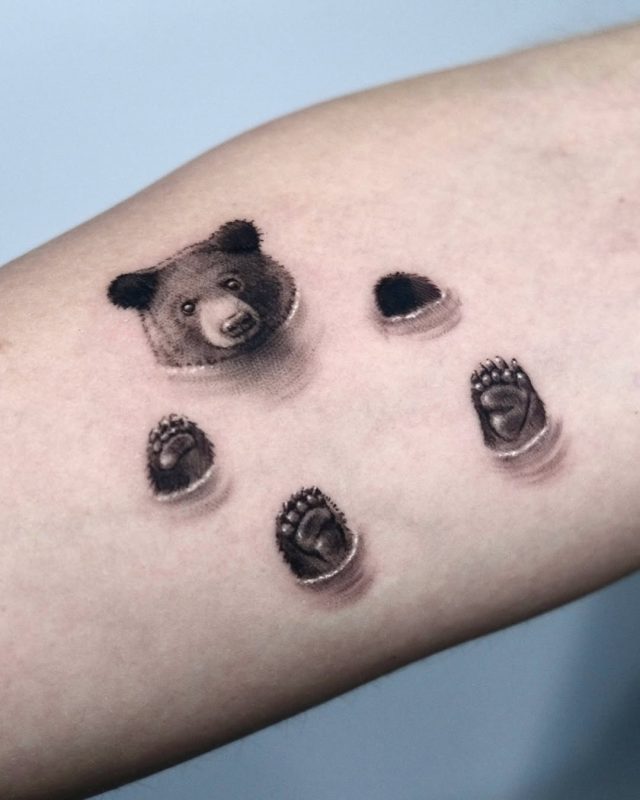 Floating Bear Paws