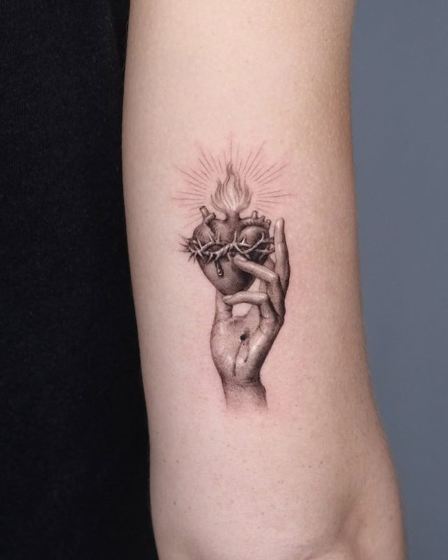 Sacred Heart Hand
