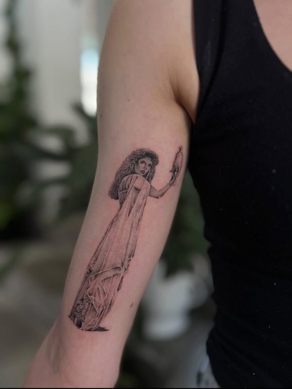 Woman with Bird