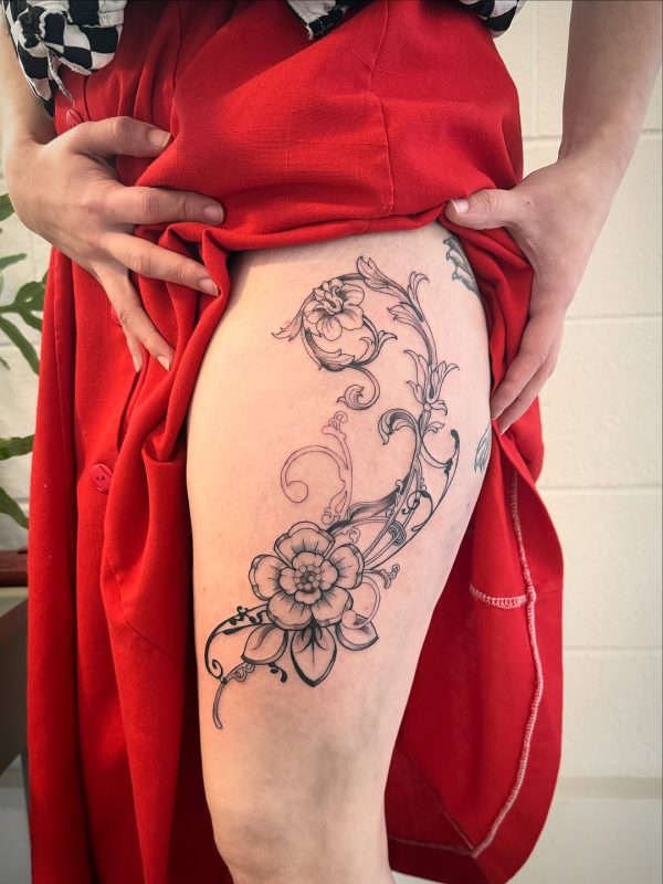 Floral filigree