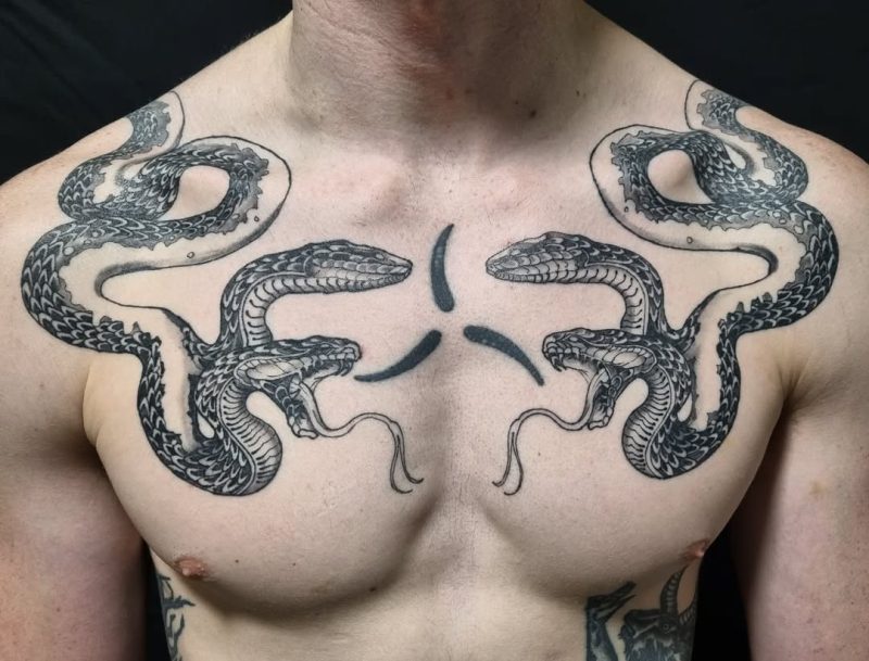 Twin Snake Chest