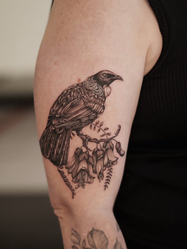 Bird and Flowers