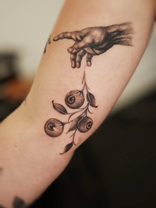Hand with Eyeballs