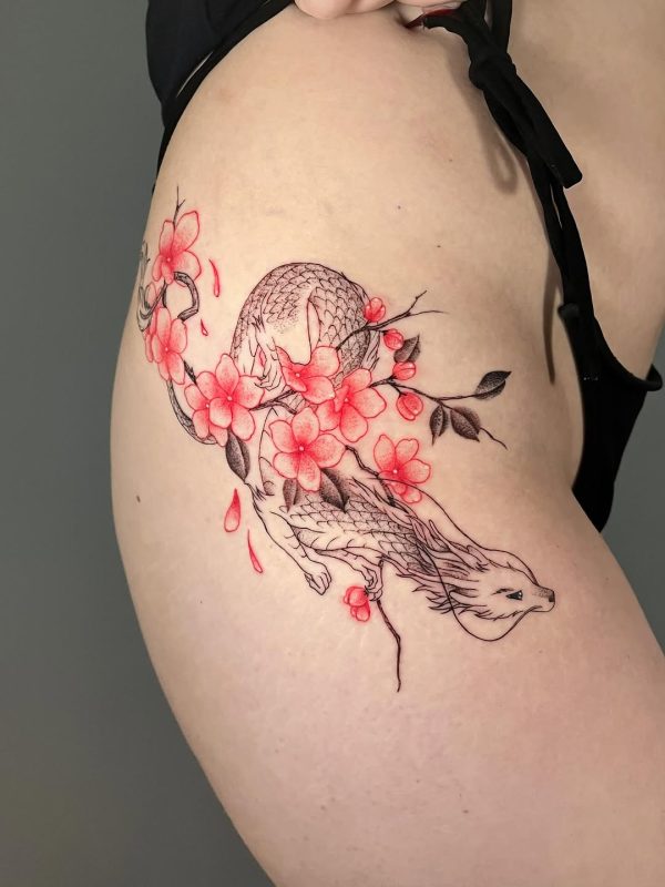 Cherry Blossom Dragon