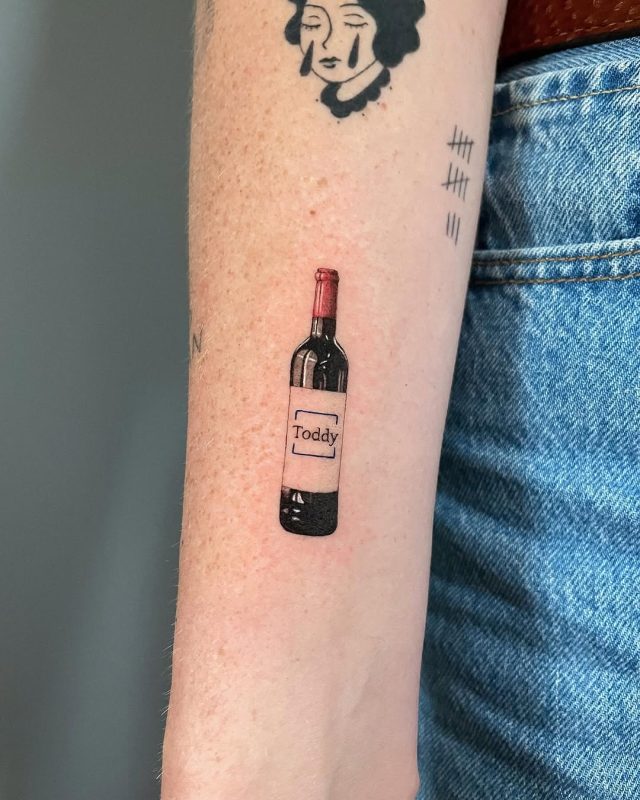 Mini Wine Bottle