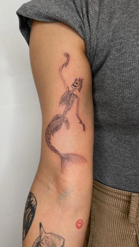 Skeleton Mermaid