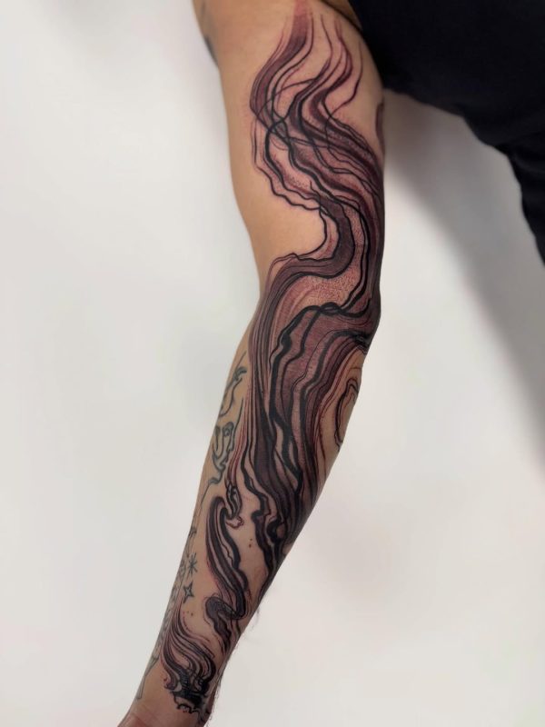Flowing Abstract Lines