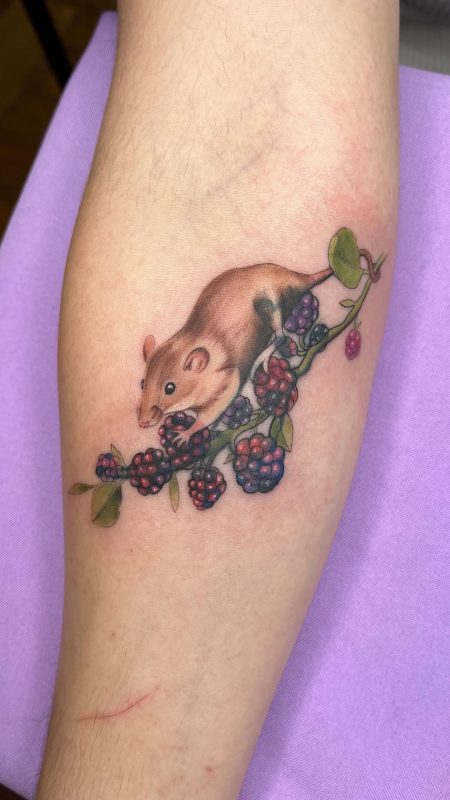 Mouse with Berries