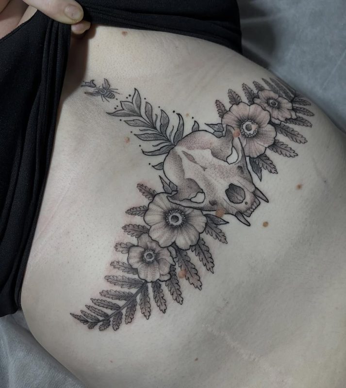 Skull Floral