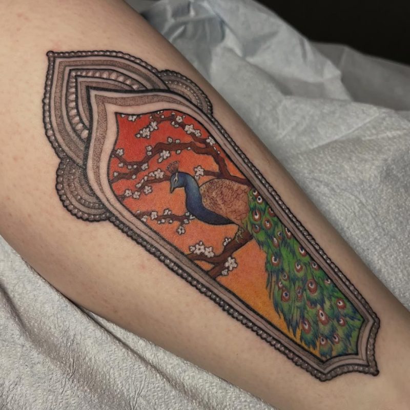 Peacock Frame