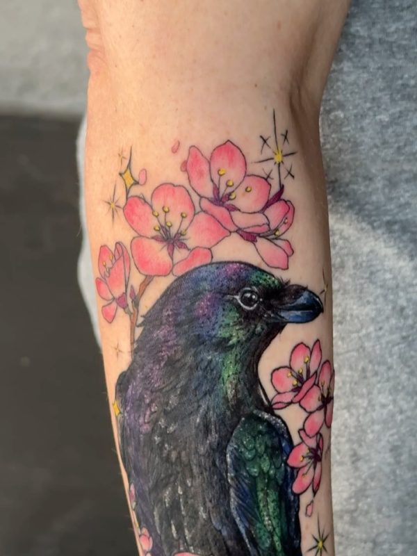 Iridescent Crow