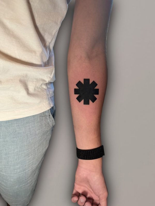 Solid Black Star