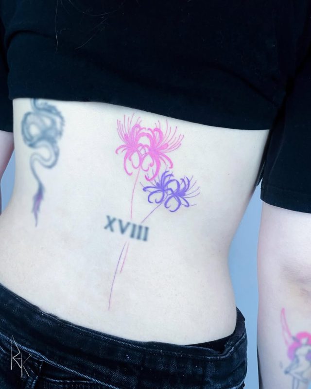 Delicate Floral Stems