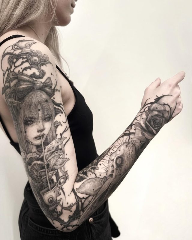 Surreal Black Gray