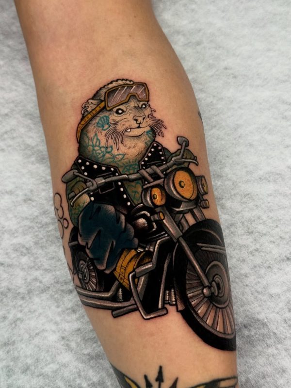 Otter Biker