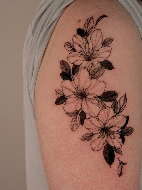 Floral fine line