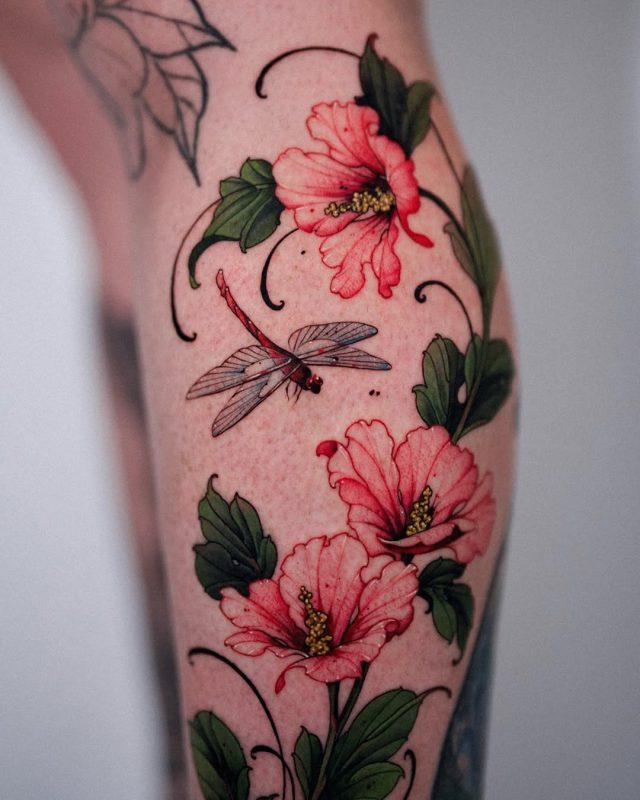 Floral Dragonfly