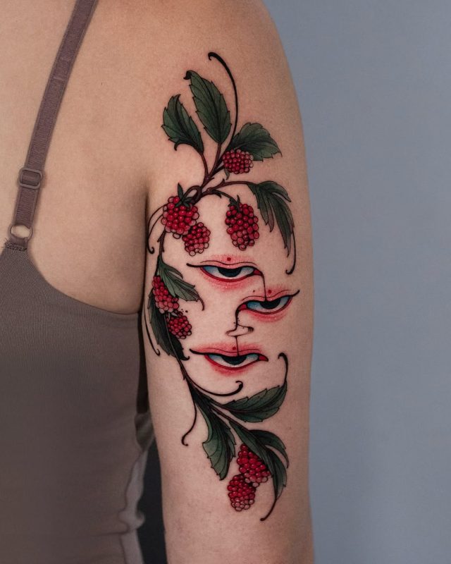 Surreal Berry Face