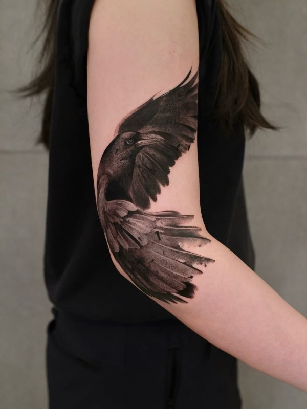Flying Raven