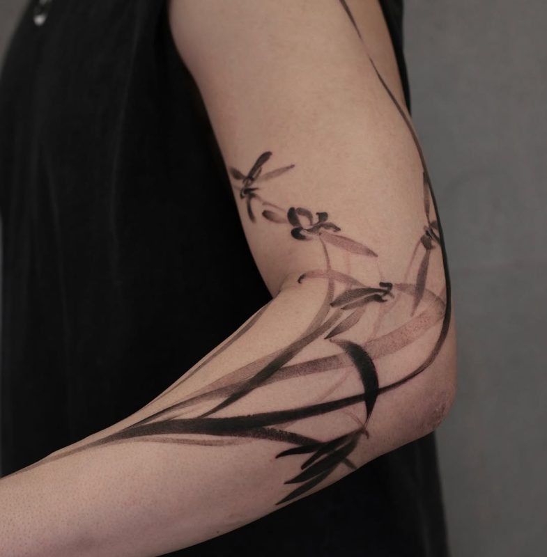 Brushstroke Bamboo