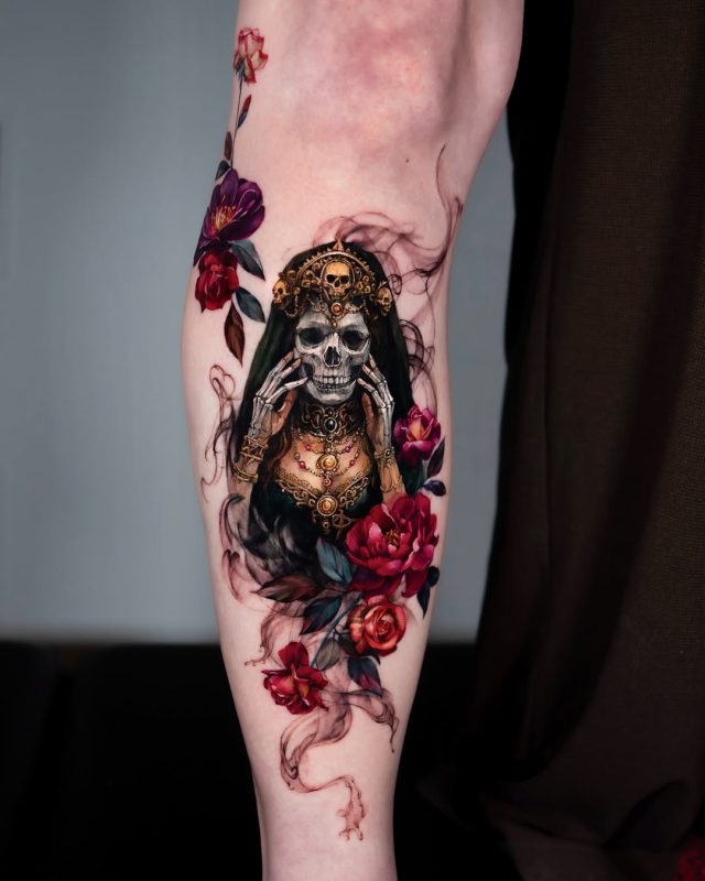 Ornate Skull Lady
