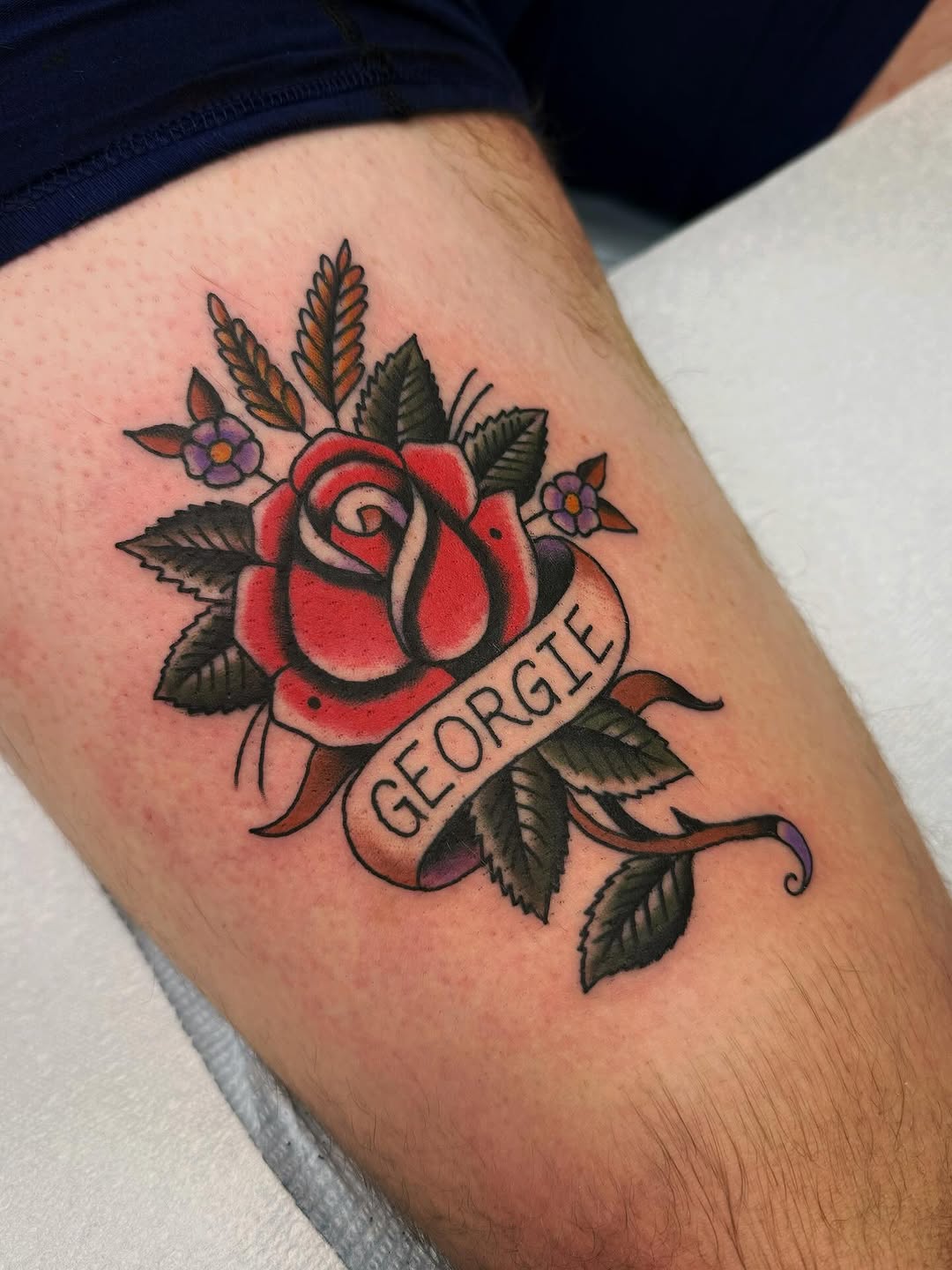 Traditional Rose Banner