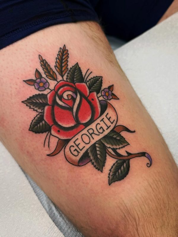 Traditional Rose Banner