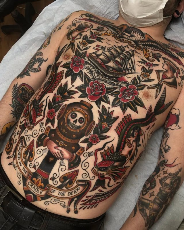 Nautical Chest Piece